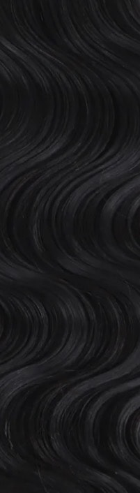 Natural Black hair color swatch